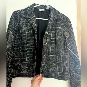 Gold silver Chicos jacket